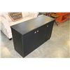 Image 2 : MODERN BALCK 3 DRAWER SERVING CABINET