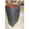 Image 2 : 2 DOOR BLACK WARDROBE
