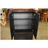 Image 3 : 2 DOOR BLACK WARDROBE
