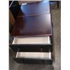 Image 3 : PAIR OF BLACK 2 DRAWER NIGHTSTANDS