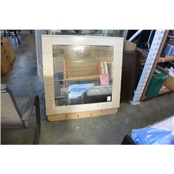 WOOD FRAMED MIRROR