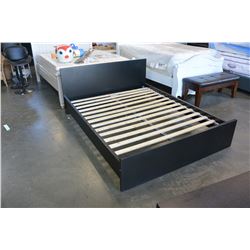 BLACK QUEENSIZE MODERN BEDFRAME