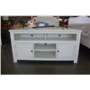Image 3 : NEW ASHLEY SIGNATURE DESIGN WHITE FINISH CONTEMPORARY TV STAND WITH STORAGE RETAIL $1299