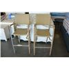 Image 3 : 2 NEW ALUMINUM AND WICKER FRAMED TALL PATIO BARSTOOL