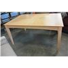 Image 2 : CONTEMPORARY WOOD FINSH DINING TABLE