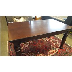 NEW ASHLEY SIGNATURE DESIGN DARK FINISH TALL COFFEE TABLE RETAIL $399
