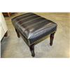 Image 2 : STUDDED LEATHER FOOTSTOOL