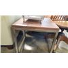 Image 1 : CHROME BASE END TABLE
