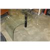 Image 2 : FOLDING END TABLE AND GLASS END TABLE