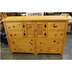 PINE 8 DRAWER DRESSER