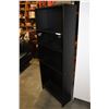 Image 2 : BLACK SIX FOOT BOOKSHELF