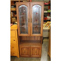 GLASS DOOR DISPLAY CABINET