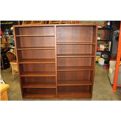 6 FOOT TALL DOUBLE BOOKSHELF