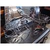 Image 1 : METAL WINE RACK AND CENTER PIECE
