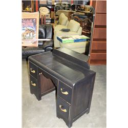 WATERFALL 4 DRAWER VANITY DRESSER W/ MIRROR