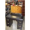 Image 2 : WATERFALL 4 DRAWER VANITY DRESSER W/ MIRROR