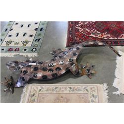 LIZARD METAL WALL ART