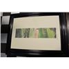 Image 2 : DEER WATERFAL AND WAINBOW PRINT WITH WATER COLOR SIGNED PAINTING AND CHESS BOARD