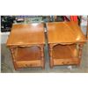 Image 1 : PAIR OF 1 DRAWER KROEHLER END TABLES