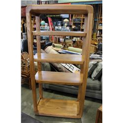 OAK 6FT BOOKSHELF
