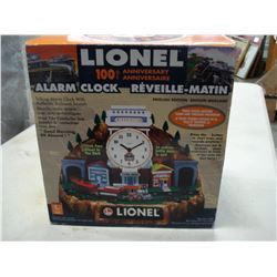 100TH ANNIVERSARY LIONEL TRAIN ALARM CLOCK NEW IN BOX