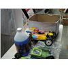 Image 2 : LOT OF GAS POWERED RC CARS AND BOTTLE OF RC GAS/NITRO