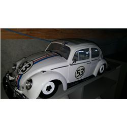 VINTAGE HERBIE THE LOVE BUG RC VEHICLE NO CONTROLLER