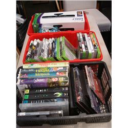 3 TOTES XBOX 360 AND PS3 GAMES MOVIES AND XBOX 360 KINECT