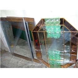 3 DECORATIVE WALL MIRRORS