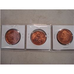 3 COPPER ZOMBIE BUCKS