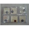 Image 1 : LOT OF SIX ICCS GRADED NICKELS AND PENNY