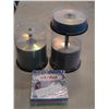 Image 1 : LARGE LOT OF BLANK DVD-R AND CD-R DISK AND CASES