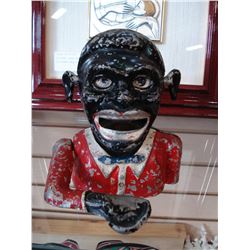 ANTIQUE BLACK AMERICANA STARKEYS COIN BANK