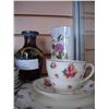 Image 2 : 3 PIECE DOULTON TEASET PARAGON CUP SAUCER CLOISONNE STYLE VASE AND PIN DISHES ETC