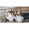 Image 1 : 2 OLD COUNTRY ROSE TEAPOTS CRACK IN LID