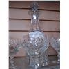 Image 2 : CRYSTAL DECANTER AND 4 GLASSES