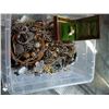 Image 2 : SMALL TOTE OF JEWELRY