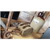 Image 1 : POTTERY CROCK AND NAUTICAL PULLEY W/ HOOKS