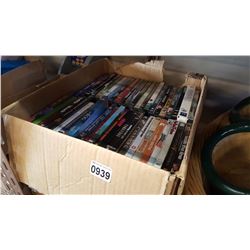 BOX OF DVDS