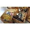 Image 1 : TWO BOXES OF FIGURES AND ORNAMENTS