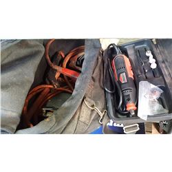 CASED JOBMATE DREMEL AND BOOSTER CABLES