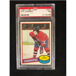 1980 O-PEE-CHEE GUY LAPOINTE (NM 7) PSA GRADED