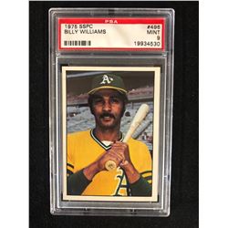 1975 SSPC #496 BILLY WILLIAMS (MINT 9) PSA GRADED