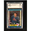 Image 1 : 1989-90 O-Pee-Chee #113 Joe Sakic ROOKIE CARD (9 NEAR MINT) BCCG