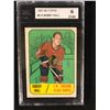 Image 1 : 1967-68 TOPPS #113 BOBBY HULL (6 ENM) KSA GRADED