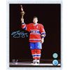 Image 1 : Brian Gionta Montreal Canadiens Autographed Torch Ceremony 8x10 Photo