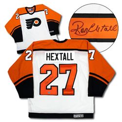 Ron Hextall Philadelphia Flyers Autographed Orange Retro CCM Hockey Jersey