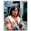 Image 1 : Kevin Sorbo Autographed Hercules The Legendary Journeys with Sword 8x10 Photo