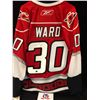 Image 1 : CAM WARD SIGNED HURRICANES HOCKEY JERSEY W/ A.J SPORTSWORLD COA