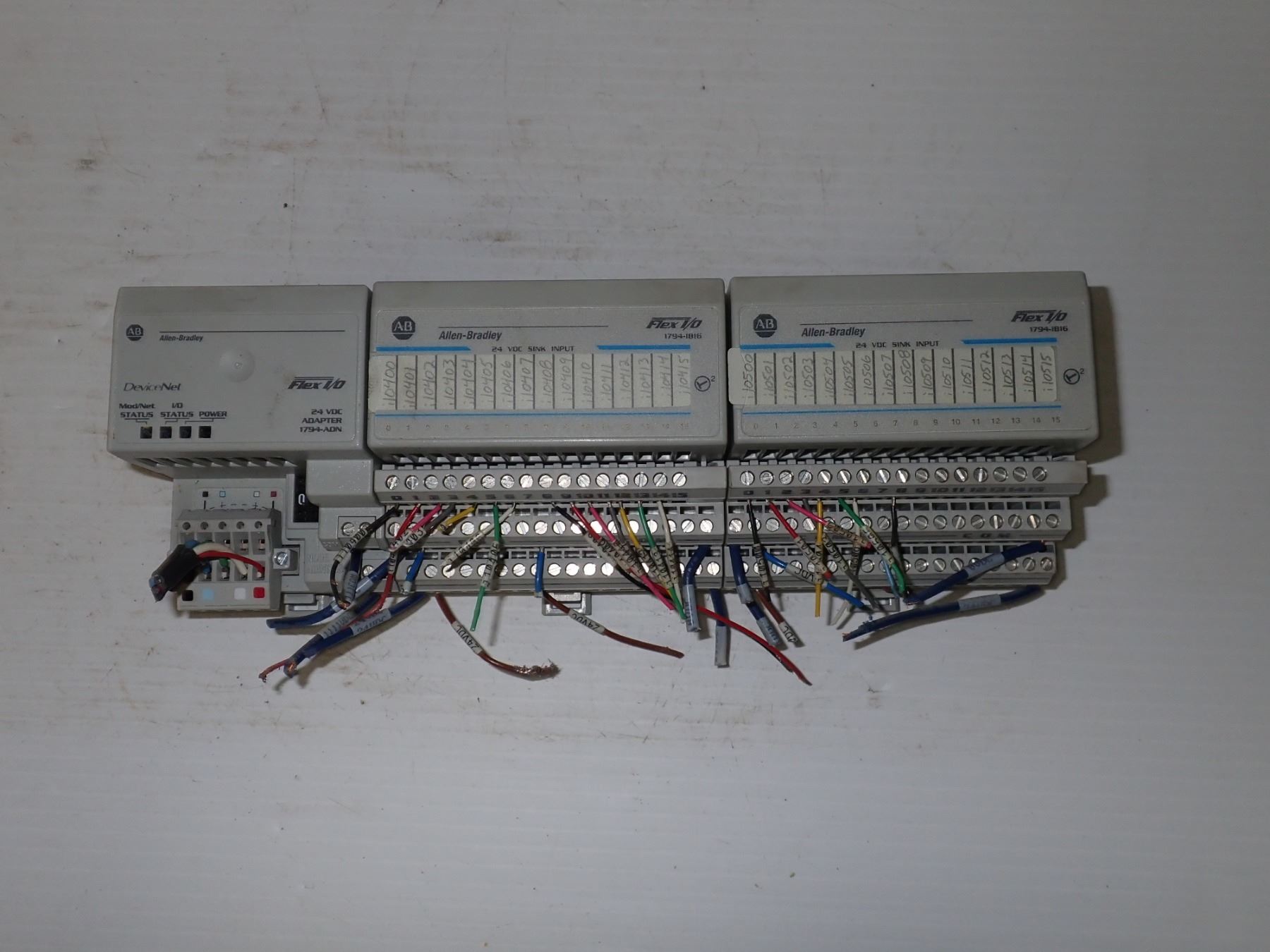 ALLEN-BRADLEY FLEX I/O POWER SUPPLY AND OUTPUT MODULES *LOT OF 3